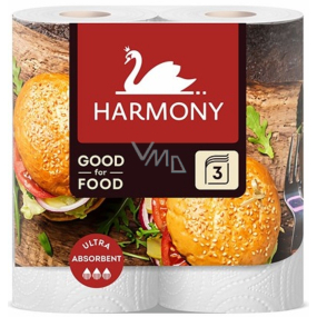 Harmony Good for Food 3 Lagen Papier-Küchentücher 2 Stück Harmony Good for Food 3 Lagen Papier-Küchentücher 2 Stück