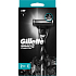 Gillette Mach3 Charcoal Rasierapparat + Ersatzköpfe 2 Stück für Männer