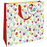 Nekupto Geschenkpapiertüte 32,5 x 32,5 x 14 cm Luftballons