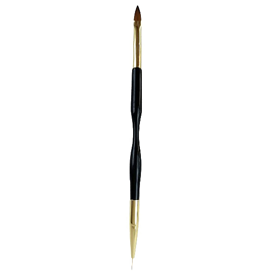 Kosmetikpinsel für Acrylnägel + Dekoration 19 cm