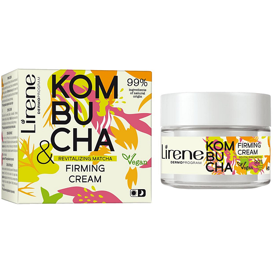 Lirene Kombucha & Revitalisierende Matcha-Straffungscreme 50 ml