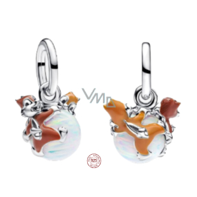 Charm Sterlingové stříbro 925 Disney Rychlá rota, Chip & Dale, přívěsek na náramek film Charm Sterlingové stříbro 925 Disney Rychlá rota, Chip & Dale, přívěsek na náramek film