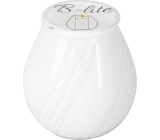 B-lite Gartenkerze im Glas, weiß, 120 g