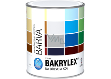 Bakrylex Univerzál mat V2066 barva na dřevo a kov 0530 zelená, 700 g