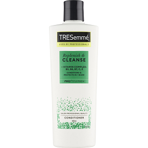 TRESemmé Replenish & Cleanse Conditioner mit Vitaminen für fettiges Haar, 400 ml