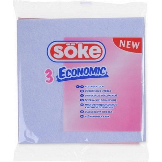 Söke Economic Mehrzwecktuch 38 x 38 cm 3 Stück
