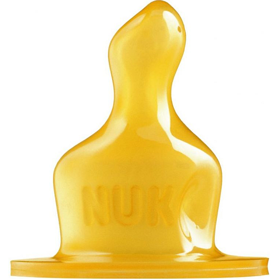 Nuk Classic Latex Schnuller 6 + Monate Größe 2 Mit kleiner Saugöffnung 1 Stück