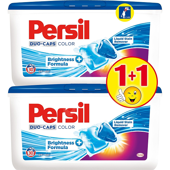 Persil Duo-Caps Color Expert Gelkapseln für farbige Wäsche 2 x 30 Dosen