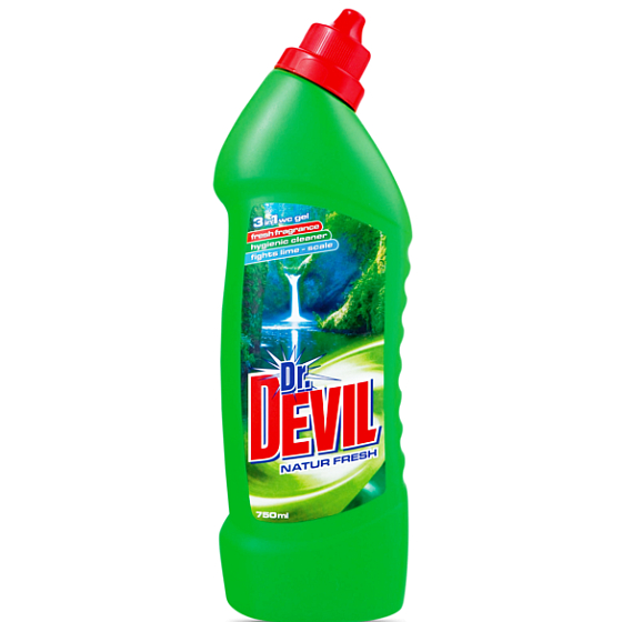 Dr. Devil Natur Fresh 3in1 Wc Flüssigreiniger 750 ml