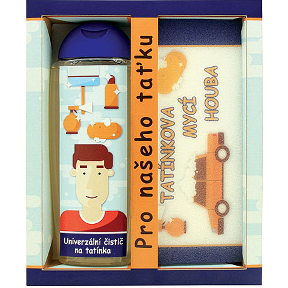 Bohemia Gifts Pro Papas Duschgel 300 ml und Papas Waschschwamm