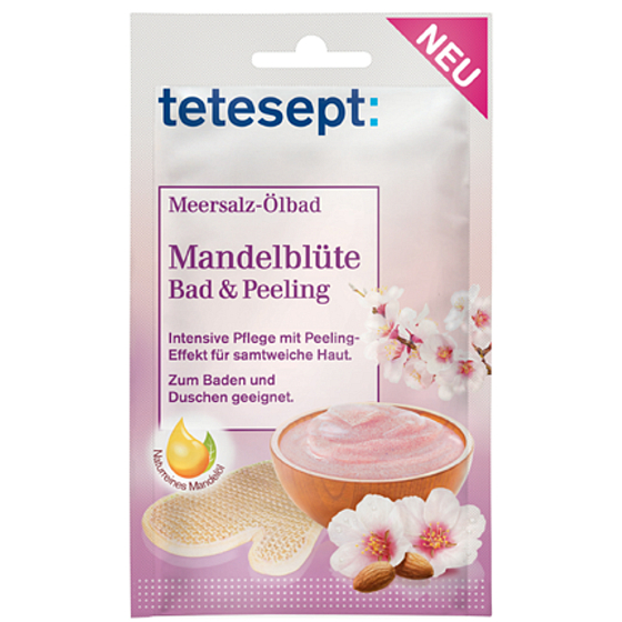 Tetesept Mandelblütenbad und Peeling 65 g