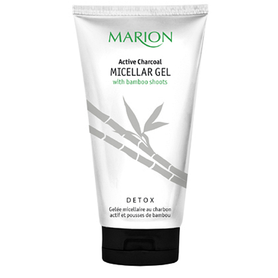 Marion Detox Schwarzes Mizellengel Bambusmizellengel für das Gesicht entfernt Make-up-Rückstände von 150 ml
