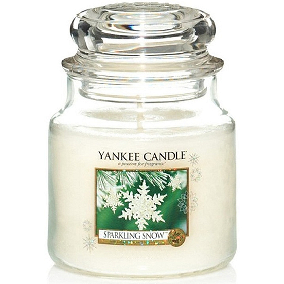 Yankee Candle Sparkling Snow Klassische Duftkerze Gläschen 104 g