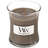 WoodWick Sand & Driftwood - Sand- und Treibholzduftkerze mit Holzdocht und Deckelglas klein 85 g