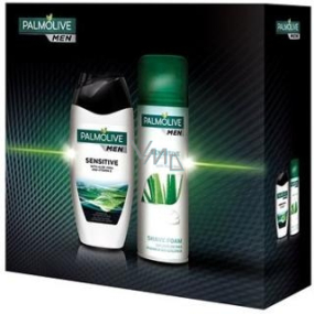 Palmolive Men Sensitive Duschgel für Männer 250 ml + Sensitive Rasierschaum 300 ml, Kosmetikset
