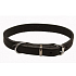 B & F Kragen Leder Rindsleder schwarz-öliges Leder 2,2 x 60 cm