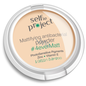 Selfie Project 4ever Matt mattierendes antibakterielles Pulver Natürliche Farbe 9 g