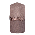 Arome Star Band Kerze braun Zylinder 60 x 120 mm 260 g