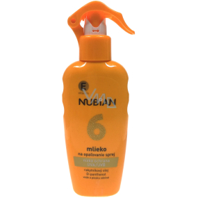 Nubian OF6 wasser- und sandbeständiges Sonnenschutzspray 200 ml