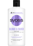 Syoss Blonde & Silver Conditioner für Strähnchen, blondes und graues Haar 440 ml