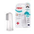 Baby Farlin Silikon-Zahnbürste für den Finger transparent für Kinder