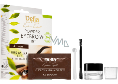 Delia Cosmetics Eyebrow Expert Henna-Pulver Augenbrauenfarbe 4.0 braun 4 g