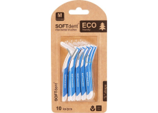 Soft Dent Eco Interdentalzahnbürste gebogen M 0,6 mm 10 Stück