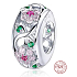 Sterling Silber 925 Blühende Natur, Naturarmband Perle