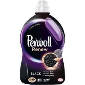 Perwoll Renew Black Waschgel stellt intensive schwarze Farbe wieder her, erneuert die Fasern 54 Dosen 2,97 l