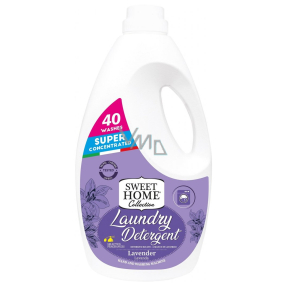Sweet Home Lavendel-Waschgel für weiße und farbige Kleidung 40 Dosen 2 l
