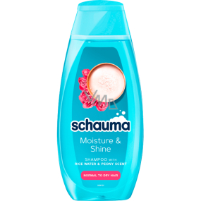 Schauma Moisture & Shine Shampoo mit Reiswasser für normales und trockenes Haar 400 ml