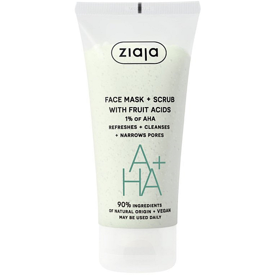 Ziaja Fruchtsäure-Gesichtsmaske und Peeling 55 ml