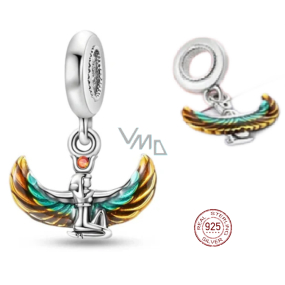 Charm Sterlingsilber 925 Ägyptische Göttin, Anhänger für Reise-Armband