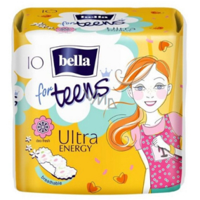 Bella For Teens ultra Energy ultratenké hygienické vložky 10 kusů