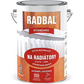 Radbal Standard S2119 Heizkörperfarbe, weiß, 4 l