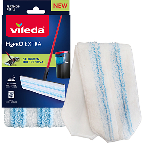 Vileda H2PRO Ersatz für Flachmopp 1 Stück Vileda H2PRO Ersatz für Flachmopp 1 Stück