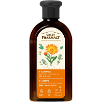 Green Pharmacy Shampoo für fettiges Haar mit Ringelblume und Rosmarin 350 ml