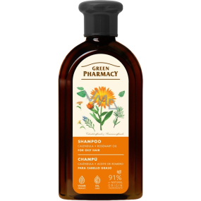 Green Pharmacy Shampoo für fettiges Haar mit Ringelblume und Rosmarin 350 ml