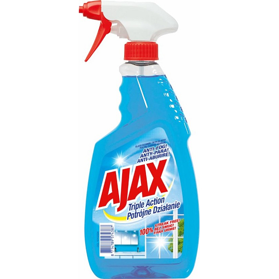 Ajax Triple Action Anti-Fog Glasreinigungssprayer 500 ml