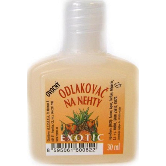 Bione Cosmetics Exotic Nagellackentferner 30 ml Reiserucksack
