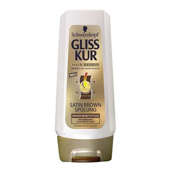Gliss Kur Satin Brown Regenerierender Haarbalsam 200 ml