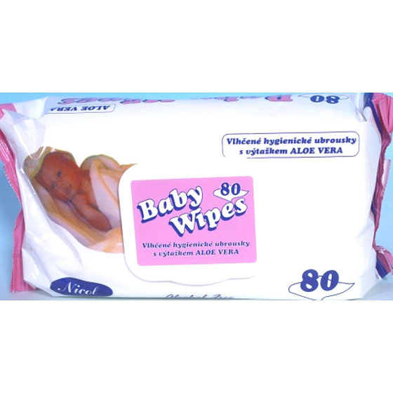 Nicol Aloe Vera Feuchttücher für Kinder 80 Stück