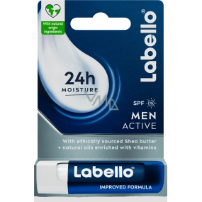 Labello für Männer Active Care Lippenbalsam für Männer 4,8 g