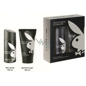 Playboy Hollywood Deodorant Spray 150 ml + Duschgel 150 ml, Kosmetikset