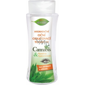 Bione Cosmetics Cannabis feuchtigkeitsspendender Augen-Make-up-Entferner Tonic 255 ml