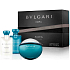 Bvlgari Aqva pour Homme Eau de Toilette für Männer 50 ml + After Shave Balm 40 ml + Körper- und Haarduschgel 40 ml, Geschenkset