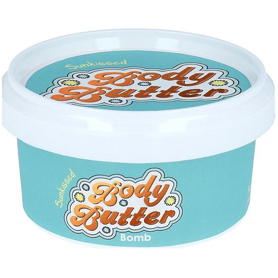 Bomb Cosmetics Sunkissed Shimmering Sunny Natürliche glitzernde Körperbutter handgemacht 210 ml