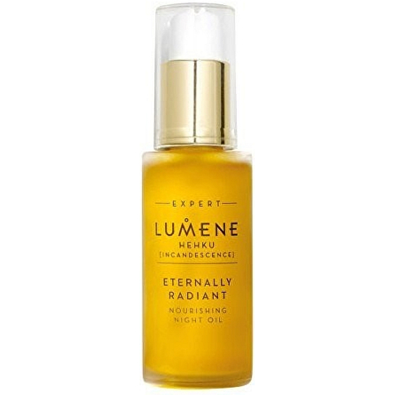Lumene Eternally Radiant Nourishing Night Oil Glühbirne Intensiv aufhellendes Anti-Falten-Nachtöl 30 ml