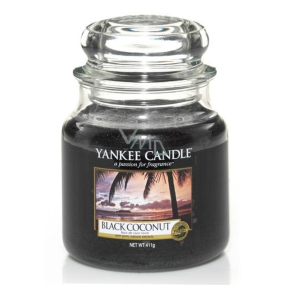Yankee-Kerze Black Coconut Classic Medium Glass 411 g