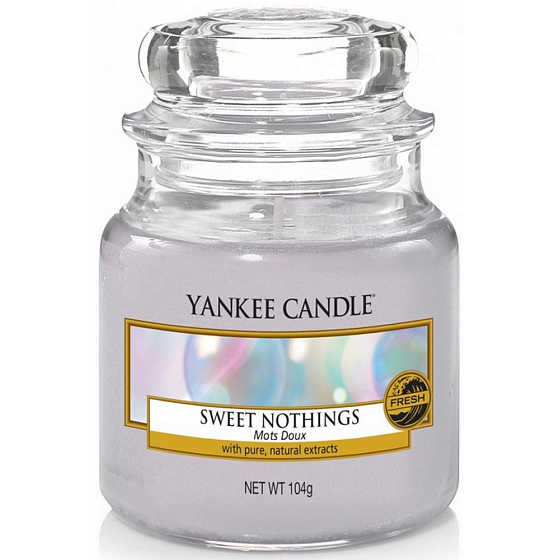 Yankee Candle Sweet Nothings - Süße Nichtigkeiten Duftkerze Classic kleines Glas 104 g